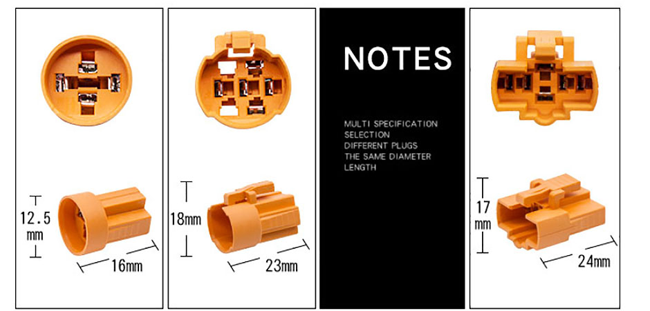 canza tare da waya wurin zama connector m soket connector5