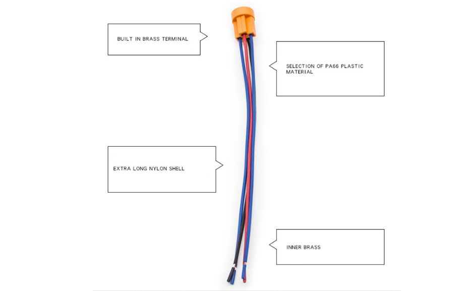 skakelaar met draad sitplek connector terminale sock connector9